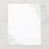 Papier Budget Eucalyptus Verdure Fête des mariées florale (Dos)