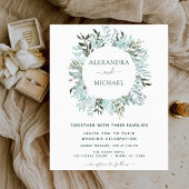 Papier Budget Eucalyptus Verdure Mariage élégant