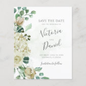 Papier Budget Eucalyptus Verdure Mariage Enregistrer La D (Devant)