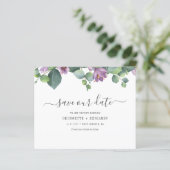 Papier Budget Eucalyptus Verdure Script Enregistrer La Da (Debout devant)