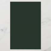 Papier Budget Eucalyptus Vert Mariage Invitations (Dos)