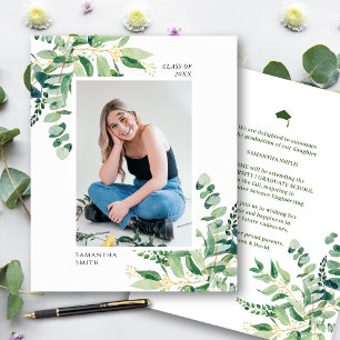 Papier BUDGET Eucalyptus Vert Photo GRAD Faire-part