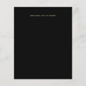 Papier BUDGET Fabuleux 50e anniversaire Glam Chick Invite (Dos)