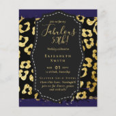 Papier BUDGET Fabuleux 50e anniversaire Glam Chick Invite (Devant)