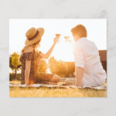 Papier BUDGET Faire-part de mariage à l'aquarelle Eucalyp (Dos)