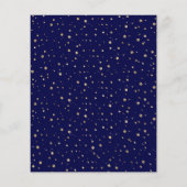 Papier BUDGET faire-part de mariage bleu marine de pin do (Dos)