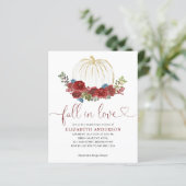 Papier Budget Fall in Love Burgundy Citrouille Fête des m (Debout devant)