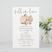 Papier Budget Fall in Love Mariage Pampas Citrouille en h (Debout devant)