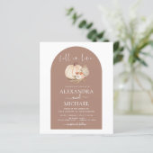 Papier Budget Fall in Love Mariage Terracotta (Debout devant)