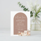 Papier Budget Fall in Love Mariage Terracotta (Debout devant)