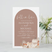 Papier Budget Fall in Love Mariage Terracotta (Debout devant)