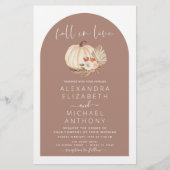 Papier Budget Fall in Love Mariage Terracotta (Devant)