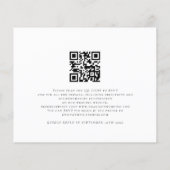 Papier Budget Fall In Love Photo QR Code Mariage Invitati (Dos)