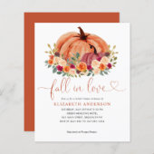 Papier Budget Fall Love Terracotta Citrouille Fête des ma (Devant / Derrière)