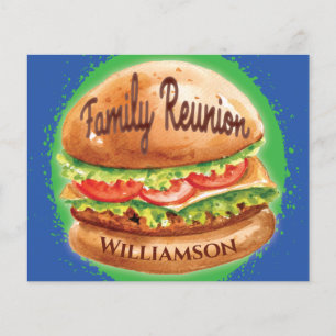 Papier Budget Famille Réunion Barbecue Picnic Invitation