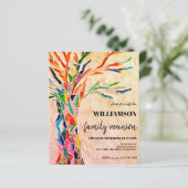 Papier Budget Family Tree Beige Famille Réunion (Debout devant)