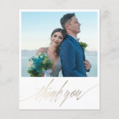 Papier Budget Faux Gold 2 Merci photo (Devant)