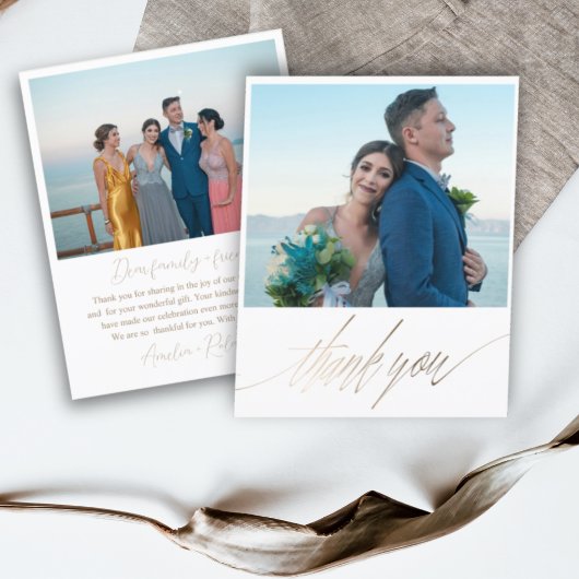 Papier Budget Faux Gold 2 Merci photo