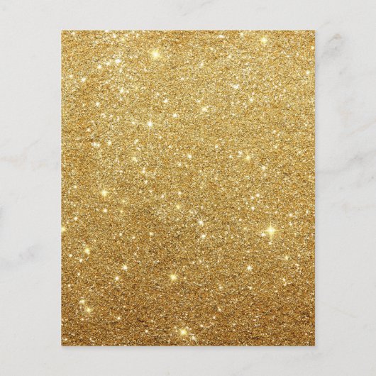 Papier Budget Faux Gold Parties scintillant Multi Photo N (Dos)