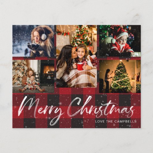 Papier Budget Faux Neige et Buffalo Check 5 Photo (Devant)