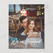 Papier Budget Faux Snow We're Engaged V Photo Buffalo (Devant)