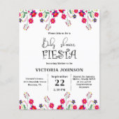 Papier Budget Fête Baby shower mexicaine Invitation (Devant)