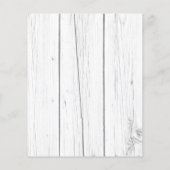 Papier Budget Fête des mariées tournesol rustique géométr (Dos)