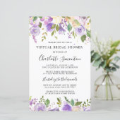 Papier Budget Fête des mariées virtuelle Vert pourpre (Debout devant)