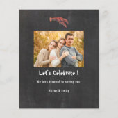 Papier BUDGET Fête des pères Chalk Crawfish Invitation à  (Dos)