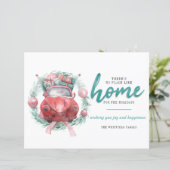 Papier Budget Fêtes de Noël Pas d'endroit comme maison (Debout devant)