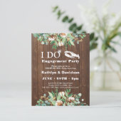 Papier BUDGET Fiançailles Photo Crawfish Invitation du pa (Debout devant)