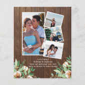 Papier BUDGET Fiançailles Photo Crawfish Invitation du pa (Dos)