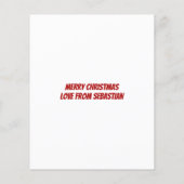 Papier BUDGET Fille personnalisée ou Noël Nice (Dos)