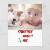 Papier BUDGET Fille personnalisée ou Noël Nice (Devant)