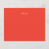 Papier Budget Flamant rose Noël Invitations (Dos)