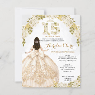 Papier BUDGET Fleur Ivory Princesse Coquette Quinceanera