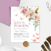Papier Budget Fleurs sauvages L'Amour Est Dans L'Invitati