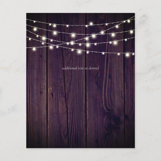 Papier BUDGET Fleurs violettes rustiques Orange Mariage I (Dos)