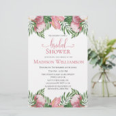 Papier Budget Floral Aquarelle Tropical Paradise Bridal (Debout devant)