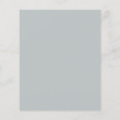 Papier Budget Floral blanc Roses Eucalyptus Mariage (Dos)