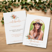 Papier Budget Floral Boho Arch Invitation