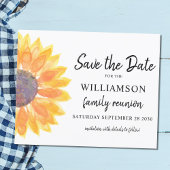 Papier Budget Floral Family Reunion Enregistrer La Date