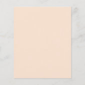 Papier Budget Floral Fête des mariées virtuelle rose (Dos)