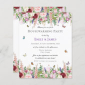 Papier Budget Floral Foyer (Devant / Derrière)