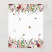 Papier Budget Floral Foyer (Dos)