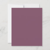 Papier Budget Floral Mauve Blush Silver Graduation (Dos)