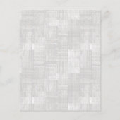 Papier Budget Floral Nouvelle adresse Moving Faire-part (Dos)