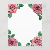 Papier Budget Floral Peonies Religieux Première Communion (Dos)