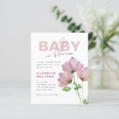 Papier Budget Floral Spring Baby in Bloom Shower Party (Debout devant)