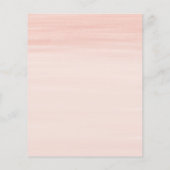 Papier Budget Floral verdure Géométrique Brunch nuptial (Dos)